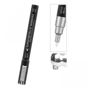 Super Metallic Color Markers Chrome Silver - MKS-01