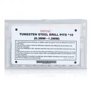 Tungsten Steel Drill Bit Set, 0.3-1.2 - DB-03