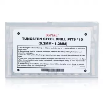 Pribor i oprema za makete - Tungsten Steel Drill Bit Set, 0.3-1.2 - DB-03