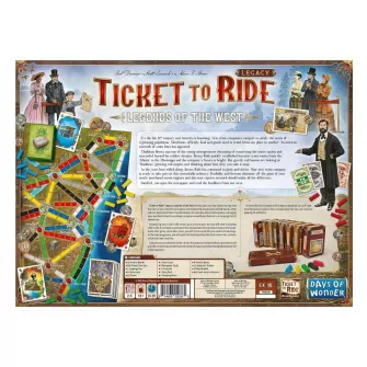 Društvene igre - Board Game Ticket to Ride Legacy - Legends Of The
