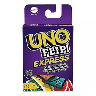 Društvene igre - Board Game Mattel UNO Flip Express - Card Game