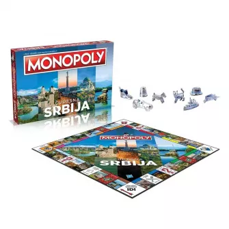 Društvene igre - Board Game Monopoly - Čudesna Srbija