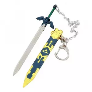 Sword Keychain - Legend of Zelda - Master Sword w Metal Sheath