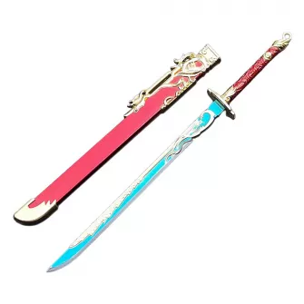 Privesci - Sword Keychain - Anime Sword - Gold Blue