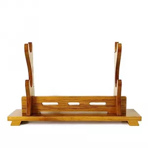 Sword Stand - Solid Wood Brown M