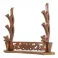 Sword Stand - Bamboo Brown Ornament L