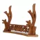 Sword Stand - Bamboo Brown Ornament M