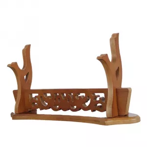Sword Stand - Bamboo Brown Ornament S