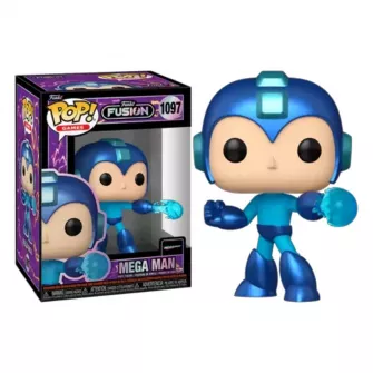 Funko POP! Figure - Funko POP! Games: Funko Fusion S3 - Mega Man w/Chase