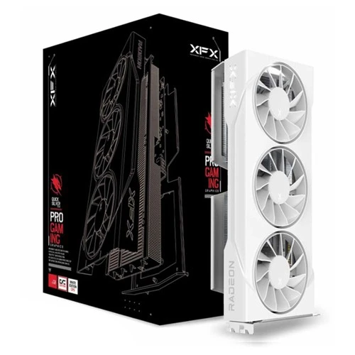 Grafička kartica XFX AMD Radeon RX 9060 XT  OC Gaming Edition 16GB GDDR6 128bit 2xDP/2xHDMI - Bela