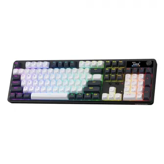Gejmerske tastature - Wyvern LCD Pro K761-WB Wireless/Wired/BT Keyboard