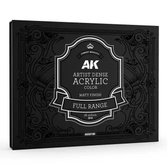 Boje za makete - DELUXE EDITION BOX FULL RANGE ARTIST DENSE ACRYLIC COLOR