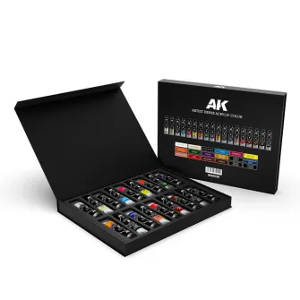 Boje za makete - DELUXE EDITION BOX FULL RANGE ARTIST DENSE ACRYLIC COLOR