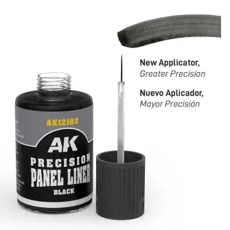 Boje za makete - Precision Panliner - Black 30ml
