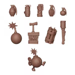 Wargame Scenery: Bombs and Granades