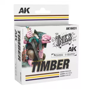 TIMBER - SET 3 JARS (INKS)