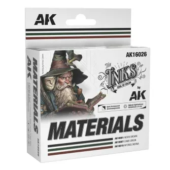 Boje za makete - MATERIALS - SET 3 Ref. (INKS)