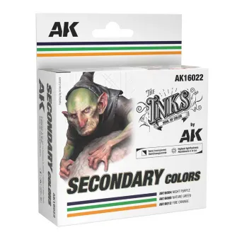 Boje za makete - SECONDARY COLORS SET - SET 3 Ref. (INKS)