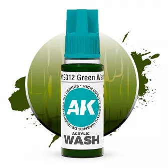 Boje za makete - Green Wash 18ml