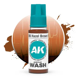 Boje za makete - Hazel Brown Wash 18ml