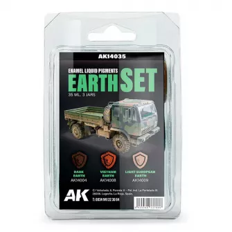 Boje za makete - EARTH SET - Liquid Pigment