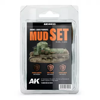 Boje za makete - MUD SET - Liquid Pigment