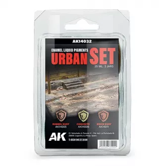 Boje za makete - URBAN SET - Liquid Pigment