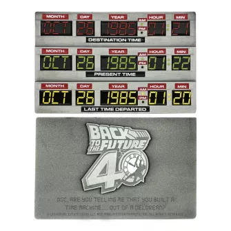 Merchandise razno - Back To The Future - 40th Anniversary Time Circuits Ingot