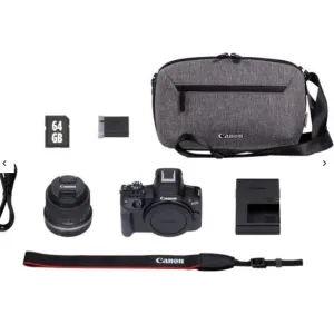 Fotoaparati - Canon EOS R50 15-45 BK Travel Kit