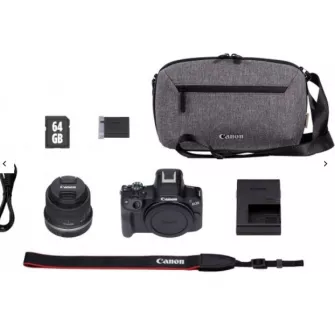 Fotoaparati - Canon EOS R50 15-45 BK Travel Kit