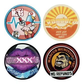 Merchandise razno - Borderlands - Set of 4 Coasters