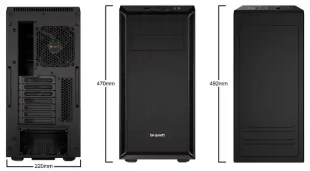 Kućišta - Kućište Be Quiet  Pure Base 600 Black BG021