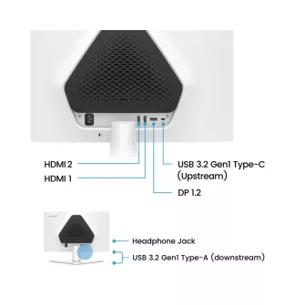 Monitori - 24.5 inča EX251 FHD 1920x1080 IPS 220 Hz HDR10 Gaming beli monitor 