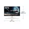 24.5 inča EX251 FHD 1920x1080 IPS 220 Hz HDR10 Gaming beli monitor 