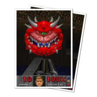 Oprema za kolekcionarske kartice - Ultra Pro Doom Apex Deck Protector 105ct Cacodemon