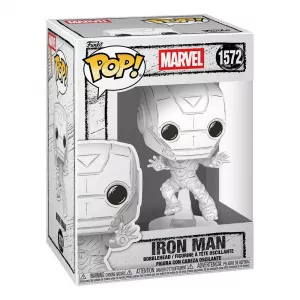 Funko POP! Marvel: Marvel Sketched - Iron Man