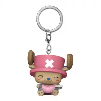 Privesci - Funko POP! Keychain: One Piece - Chopper w/Cotton Candy
