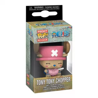 Privesci - Funko POP! Keychain: One Piece - Chopper w/Cotton Candy