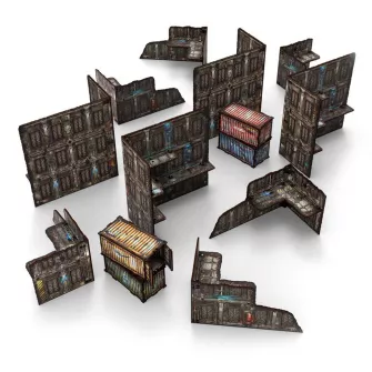 Warhammer pribor i oprema - MDF Terrain - PrePainted Foldable (4 +6+4) - SCI-FI