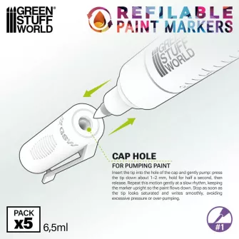 Warhammer pribor i oprema - Refillable Marker #1 (Pack x5)