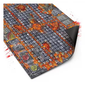 Wargame Mat - 95x80cm - FANTASY FOOTBALL - Hellcore Pitch