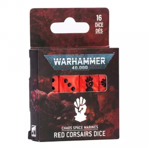 Chaos Space Marines: Red Corsairs Dice