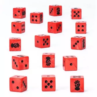Warhammer pribor i oprema - Chaos Space Marines: Red Corsairs Dice
