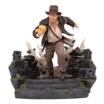 Akcione figure - Indiana Jones: Raiders of the Lost Ark Deluxe Gallery PVC Statue Escape with Idol (25 cm)
