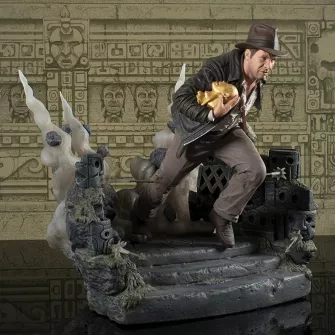 Akcione figure - Indiana Jones: Raiders of the Lost Ark Deluxe Gallery PVC Statue Escape with Idol (25 cm)