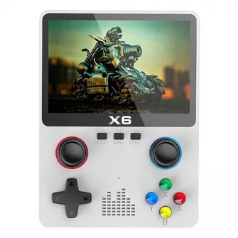 Retro konzole - Gaming Console - X6 Handheld Console (White)