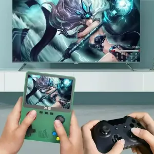 Retro konzole - Gaming Console - X6 Handheld Console (Black mat)