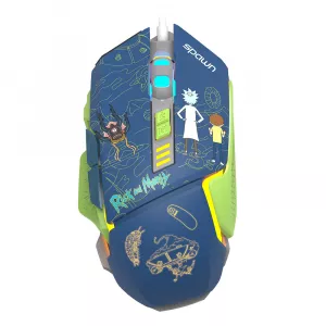Gejmerski miševi - Rick and Morty Gaming Mouse 01
