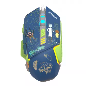 Gejmerski miševi - WB Rick and Morty Gaming Mouse 01