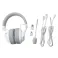 Spectra Pro H889 Wireless/Wired/BT Headset White/Grey
